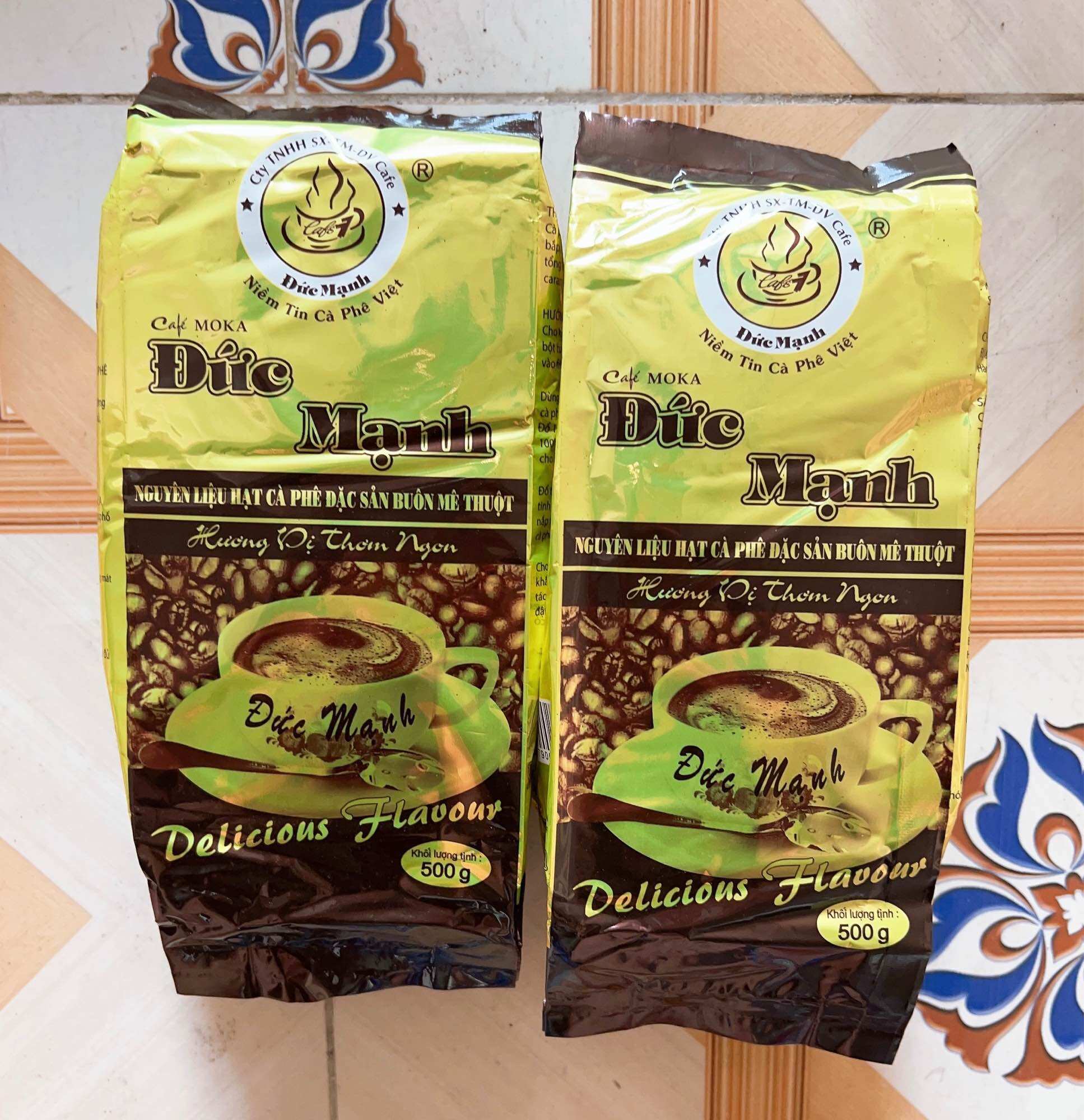 Cà Phê Moka Đức Mạnh Gói 500G (Chính Hãng)
