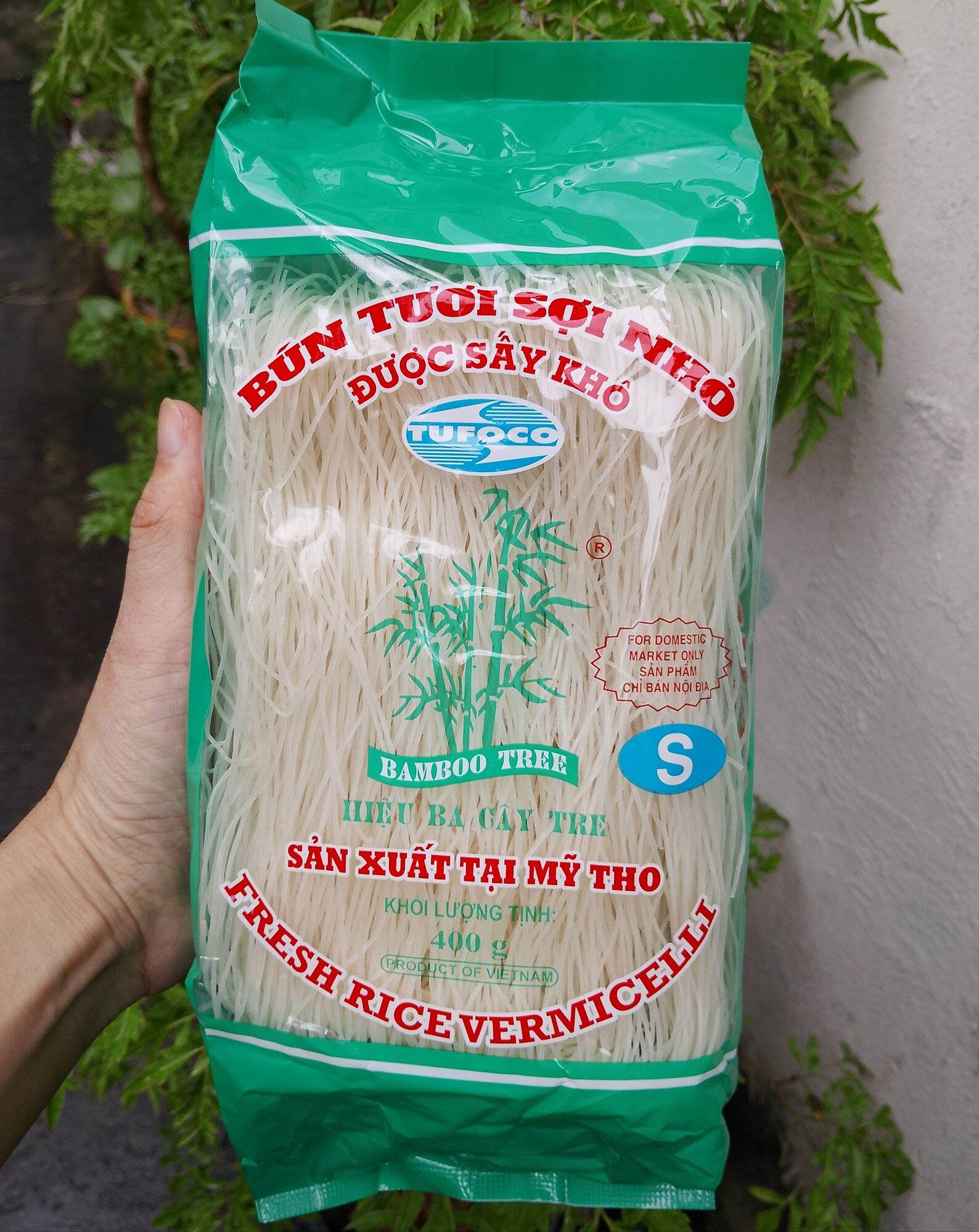 Bún Tươi Sợi nhỏ Ba Cây Tre loại A 400 gr