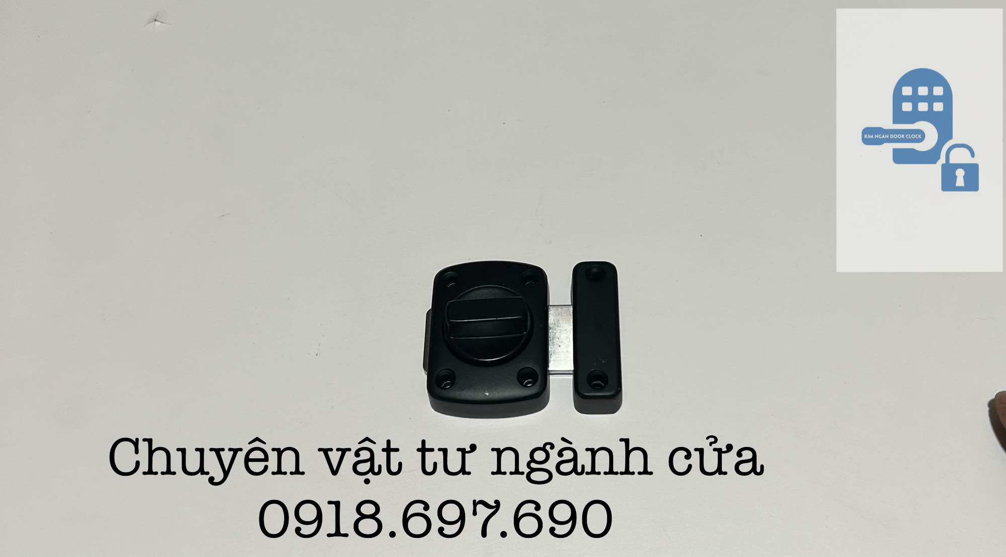 Chốt vặn - xoay cửa đi màu đen