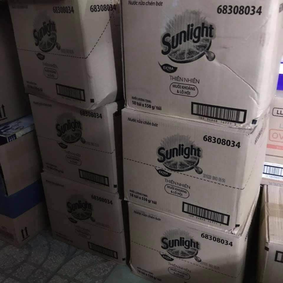 10 túi Nước rửa chén sunlight
