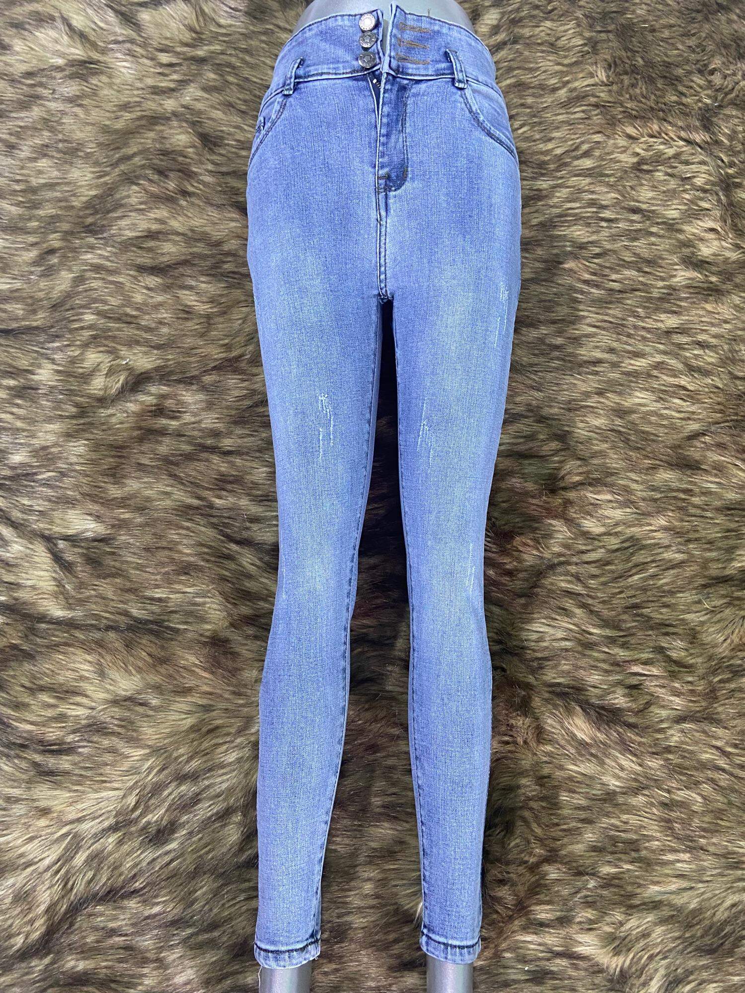 Quần Jean Nữ Lưng Cao (3 nút)