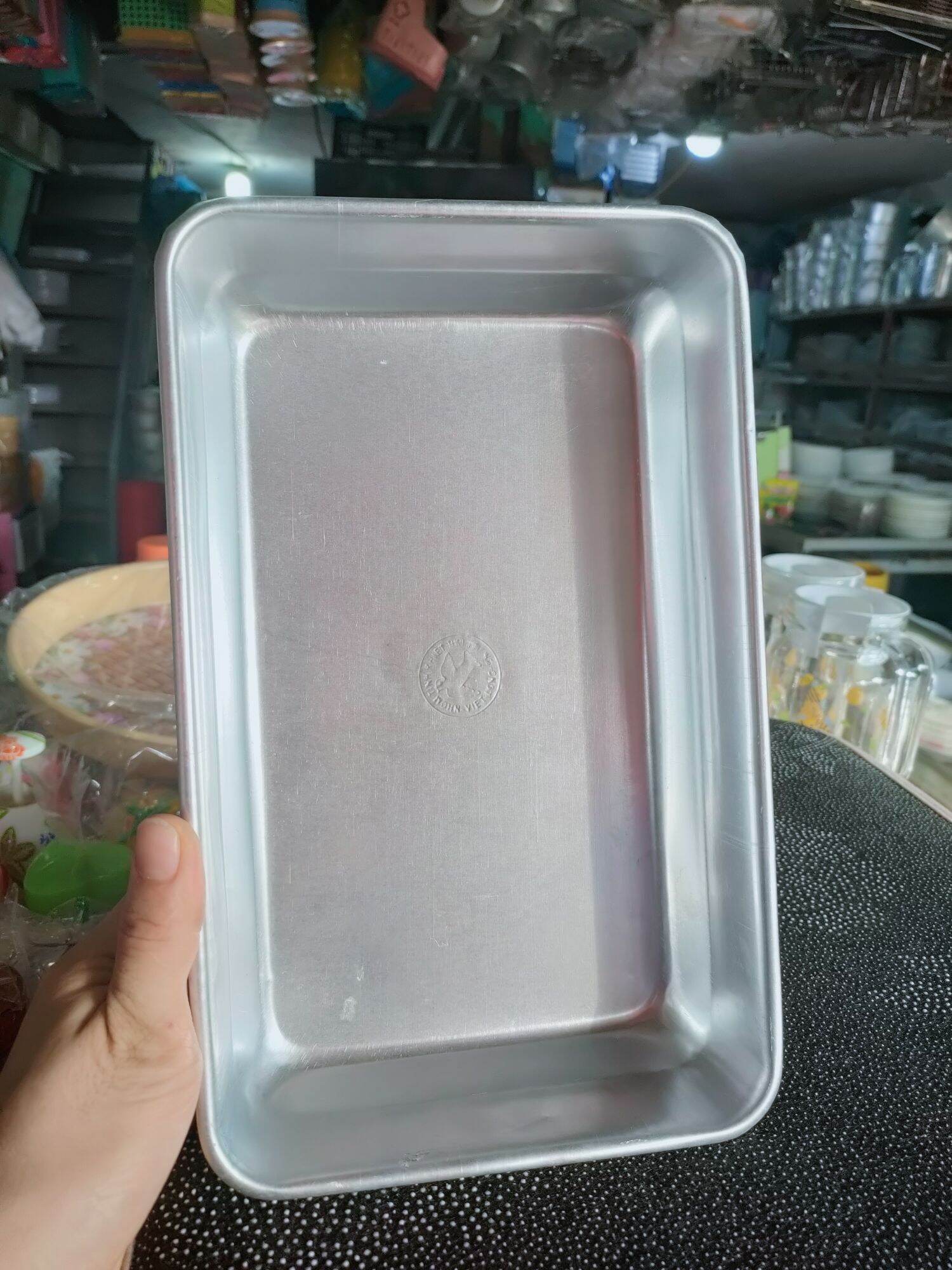 Combo 5 Khay làm đá nhôm 3 kg Hải Phòng kích thước khay 28x17x5