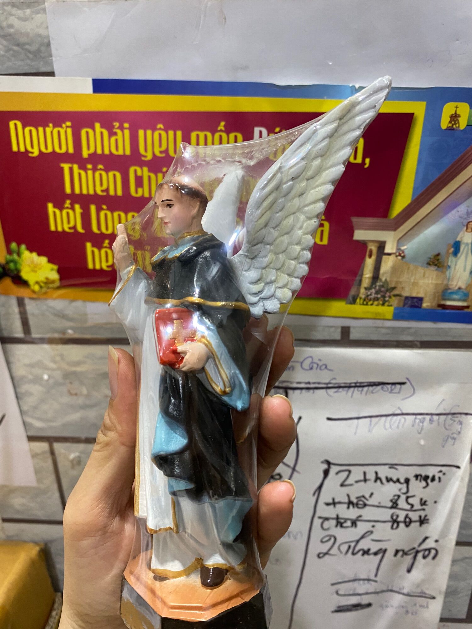 Thánh vinh sơn 15cm