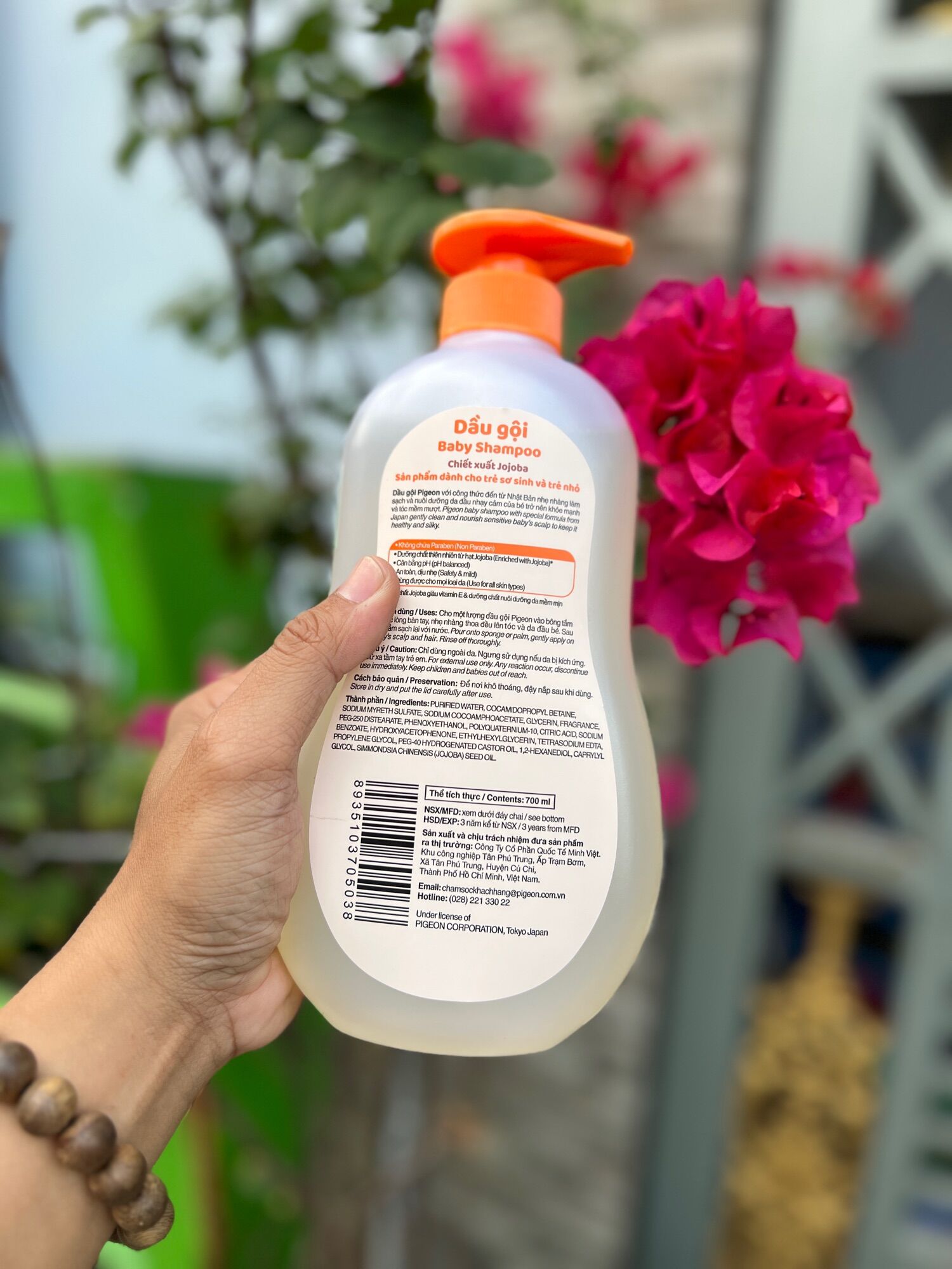 Dầu gội em bé Pigeon 700ml CHÍNH