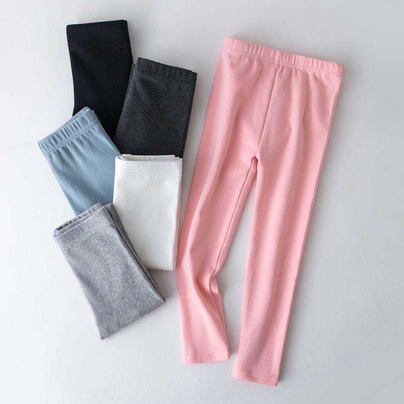 Quần legging bé gái chất cottong mềm mịn