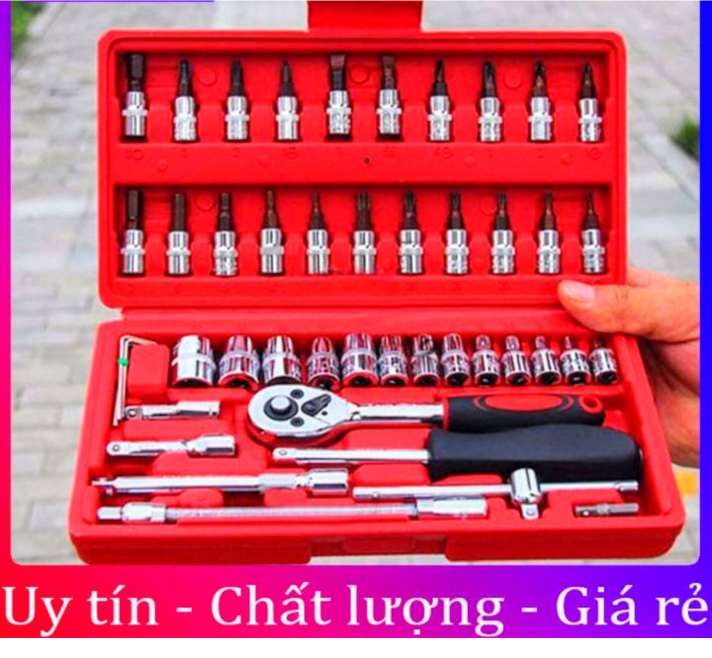 Chọn bộ dụng cụ đồ nghề sửa chữa tháo lắp đa năng tiện dụng mẫu mới hàng chuẩn