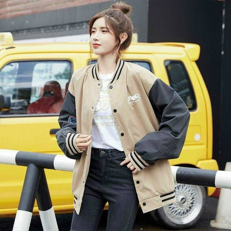 Áo khoát dù 2 lớp in kiểu bomber K039