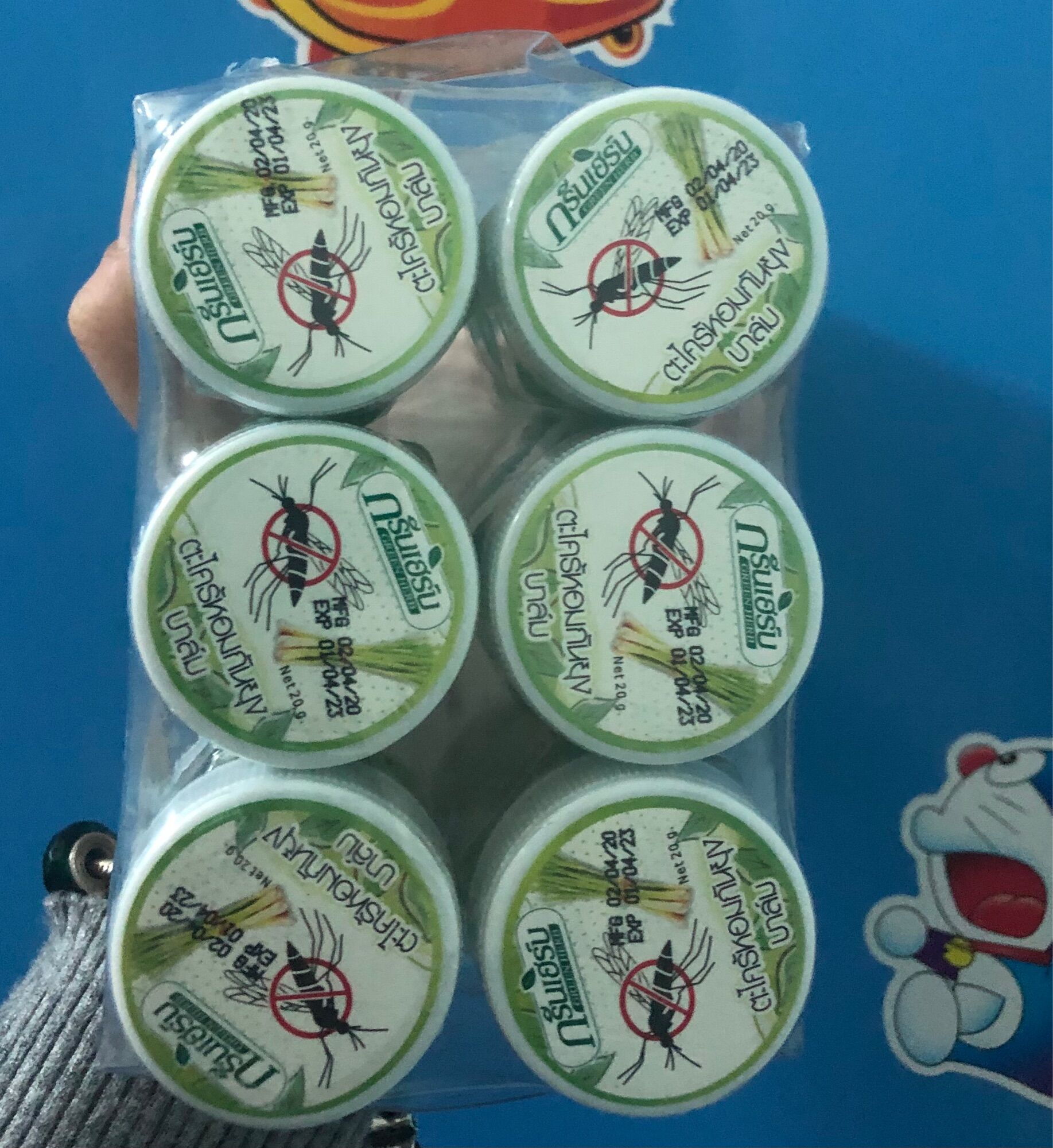 Cao sả bôi muỗi green herb thái lan