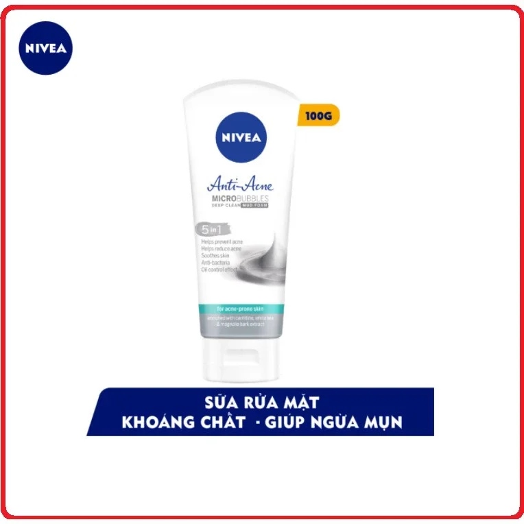 Sữa rửa mặt Nivea nữ 100g