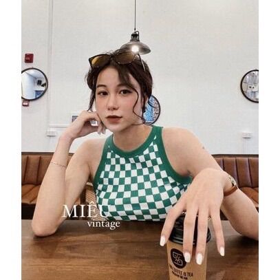 ÁO CROPTOP BA LỖ CARO B7