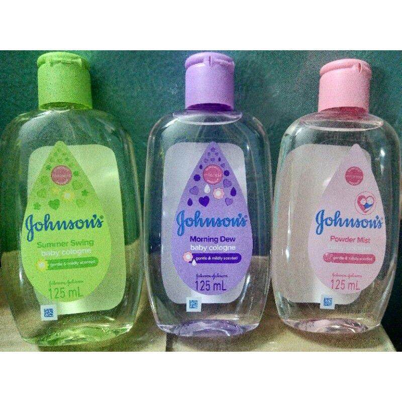 Nước hoa Johnson's Baby màu hồng/màu xanh/màu tím 125ml