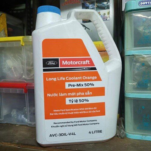 Nước làm mát xe ôtô Ford Motorcraft 4l pha sẵn.