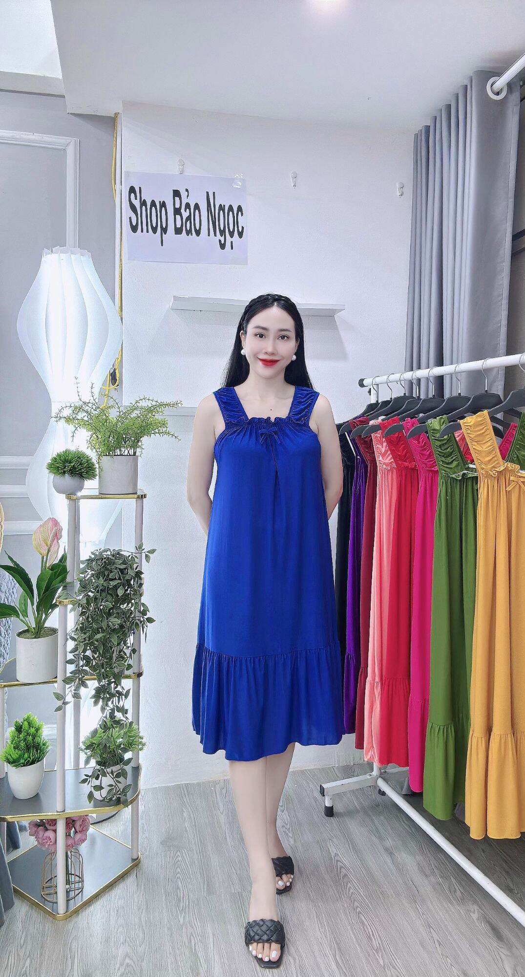 (Size 40-95kg) Đầm ngủ thun lạnh