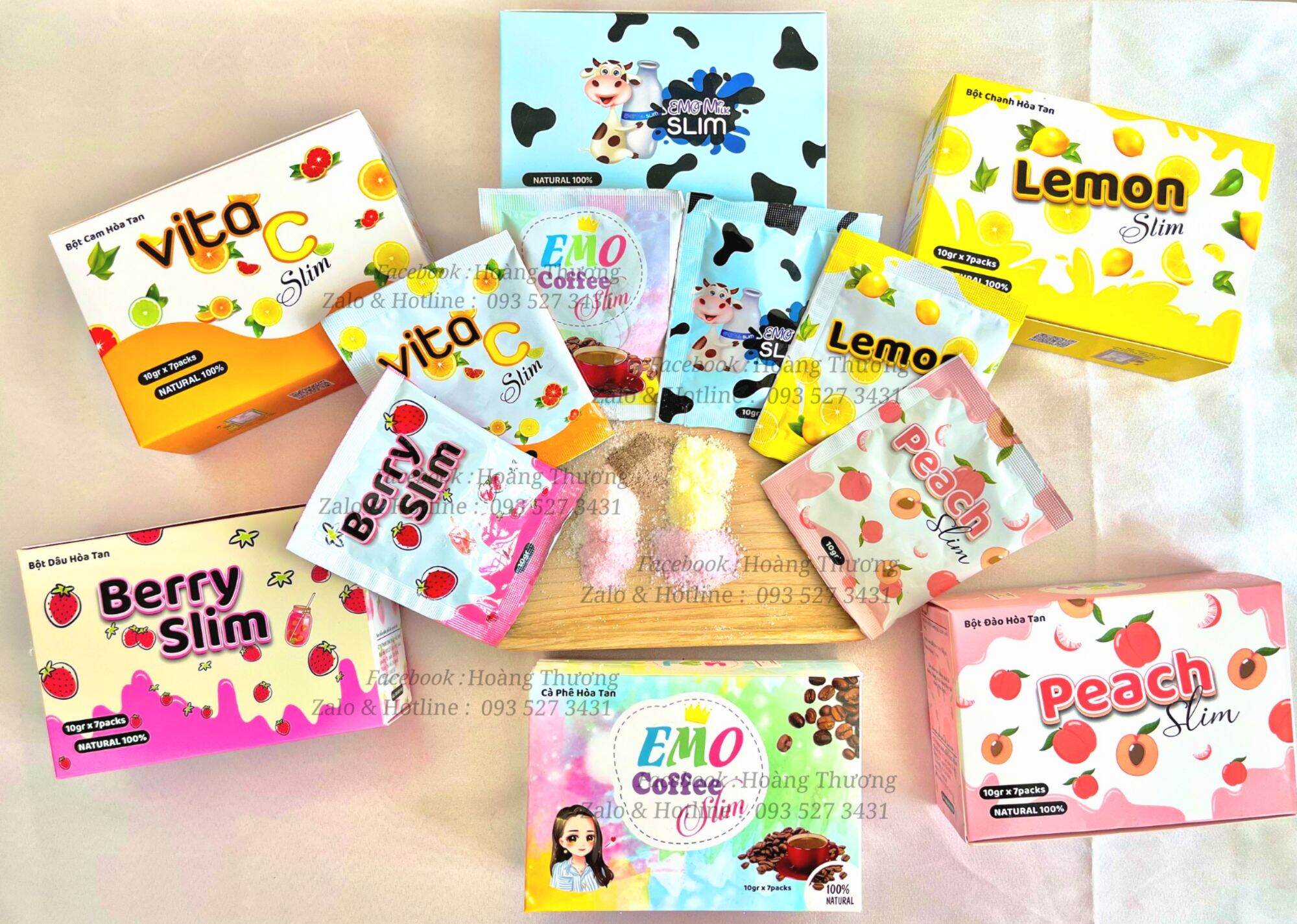[HCM]MIX 3VỊ EMOSLIM NƯỚC ÉP GIẢM CÂN