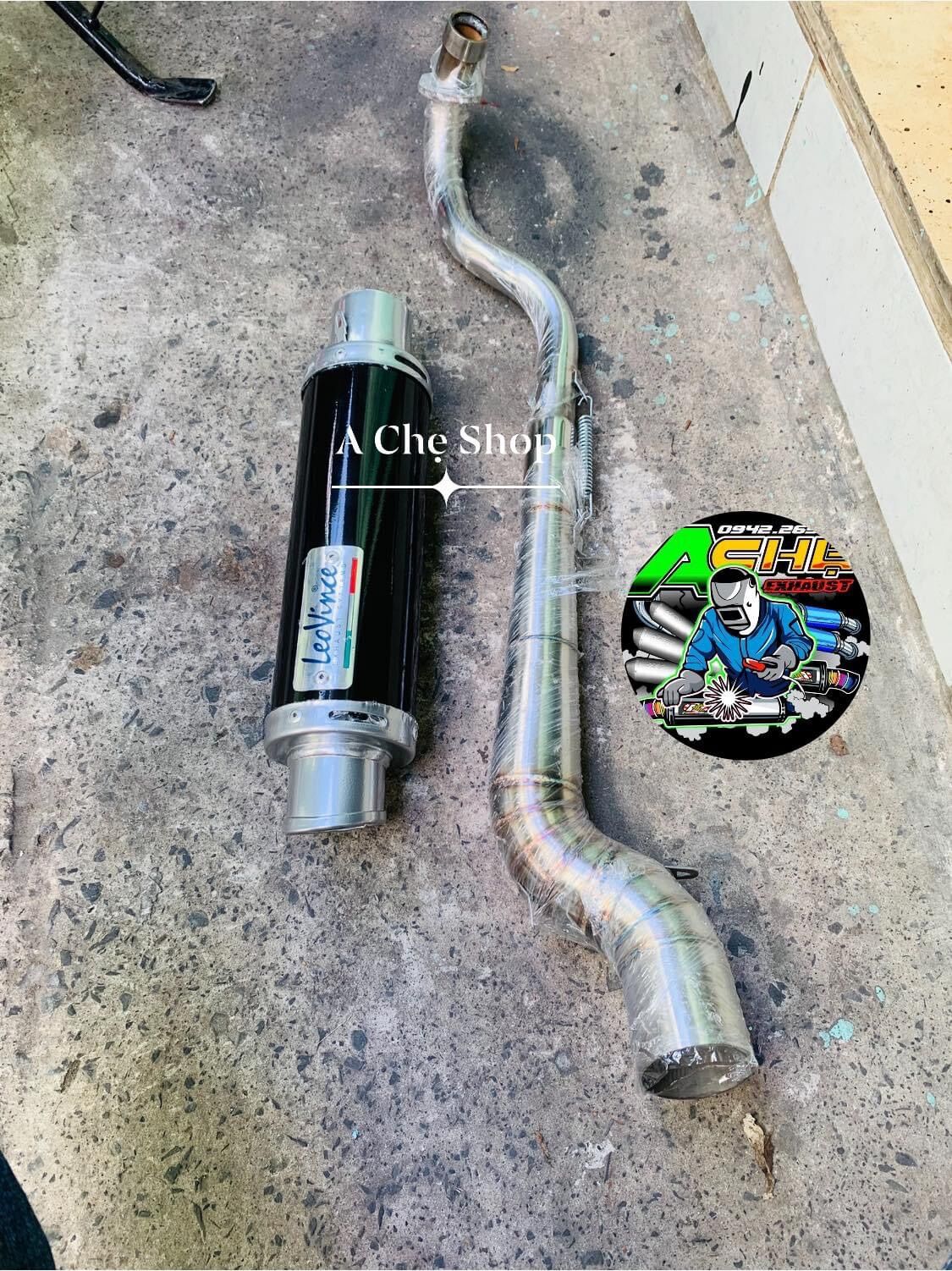 Pô leovince + cổ 2 khúc w110 w110 w110 w