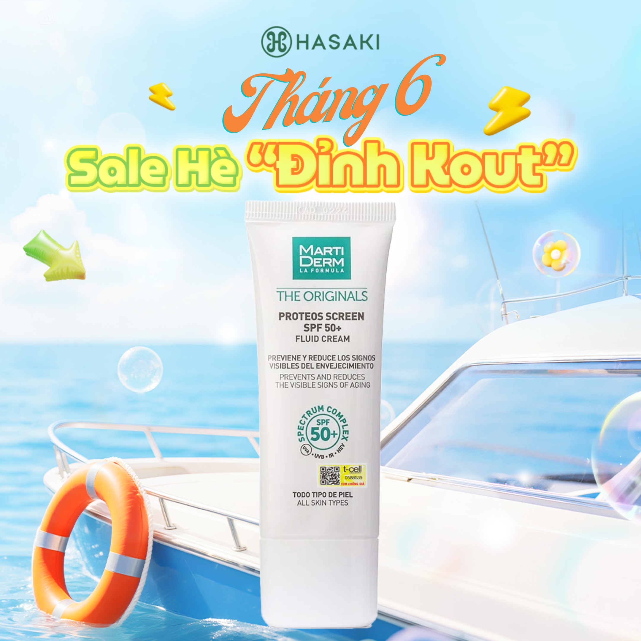 [DAILY] Kem Chống Nắng MartiDerm Phổ Rộng Bảo Vệ Toàn Diện 40ml - Hasaki Sản Phẩm Chính Hãng