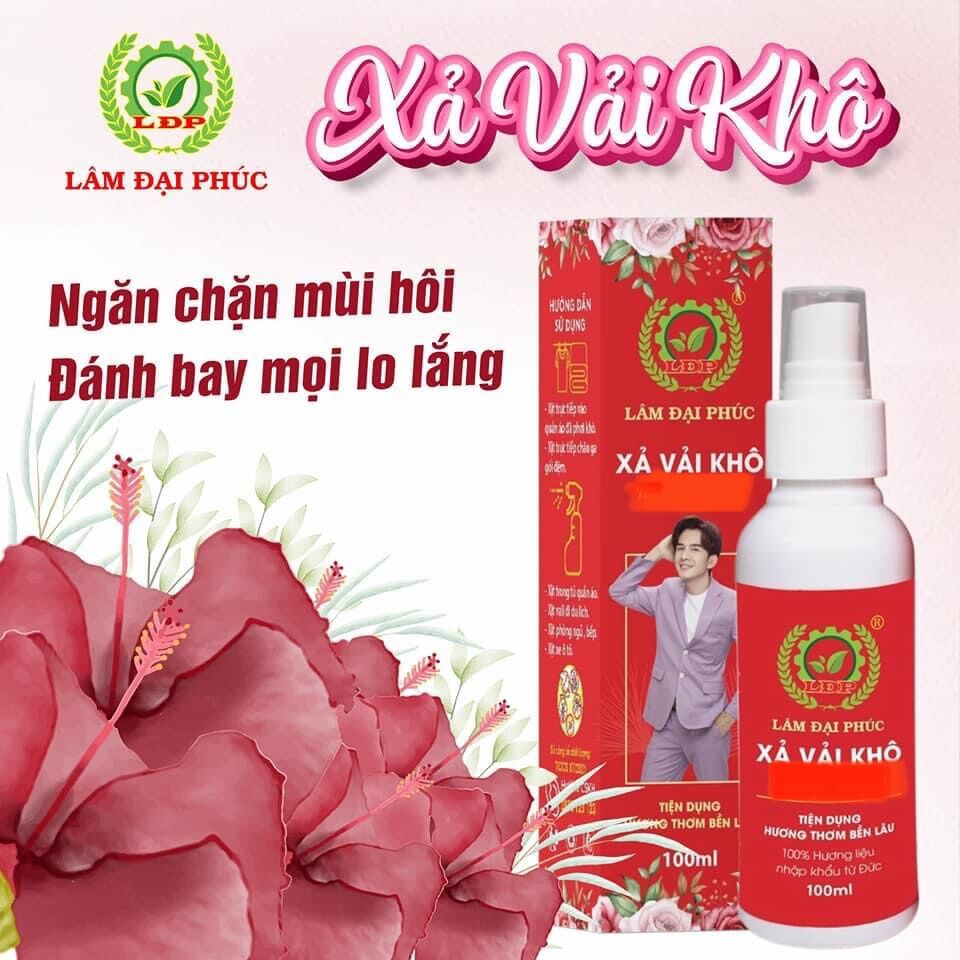 20 CHAI NƯỚC XẢ VẢI KHÔ ( màu đỏ ) - LÂM ĐẠI PHÚC