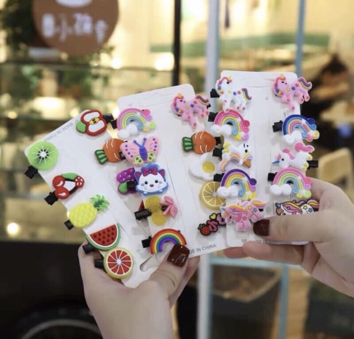 Sét 10 kẹp tóc siêu xinh mã 02