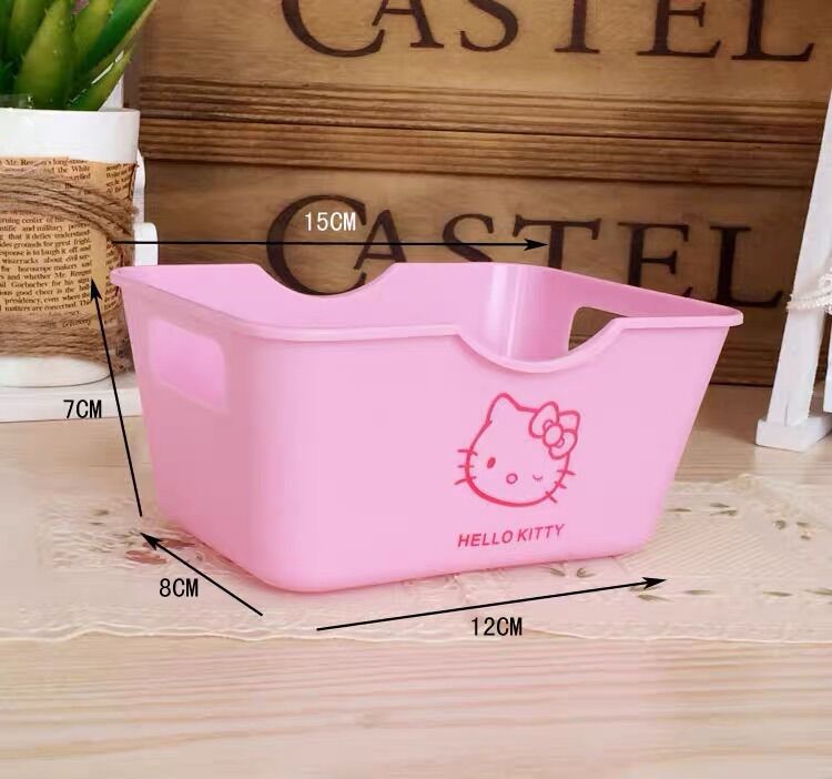 Hộp nhựa mini đựng phụ kiện Hello Kitty - Doremon Doraemon