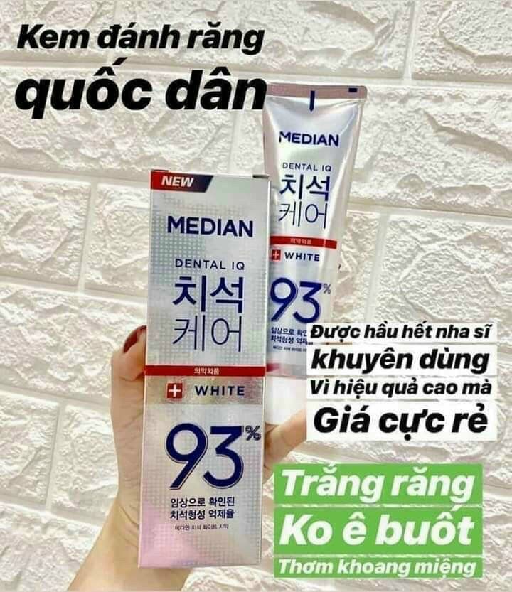 Kem đánh răng Median 93% Toothpaste Hàn Quốc 120g