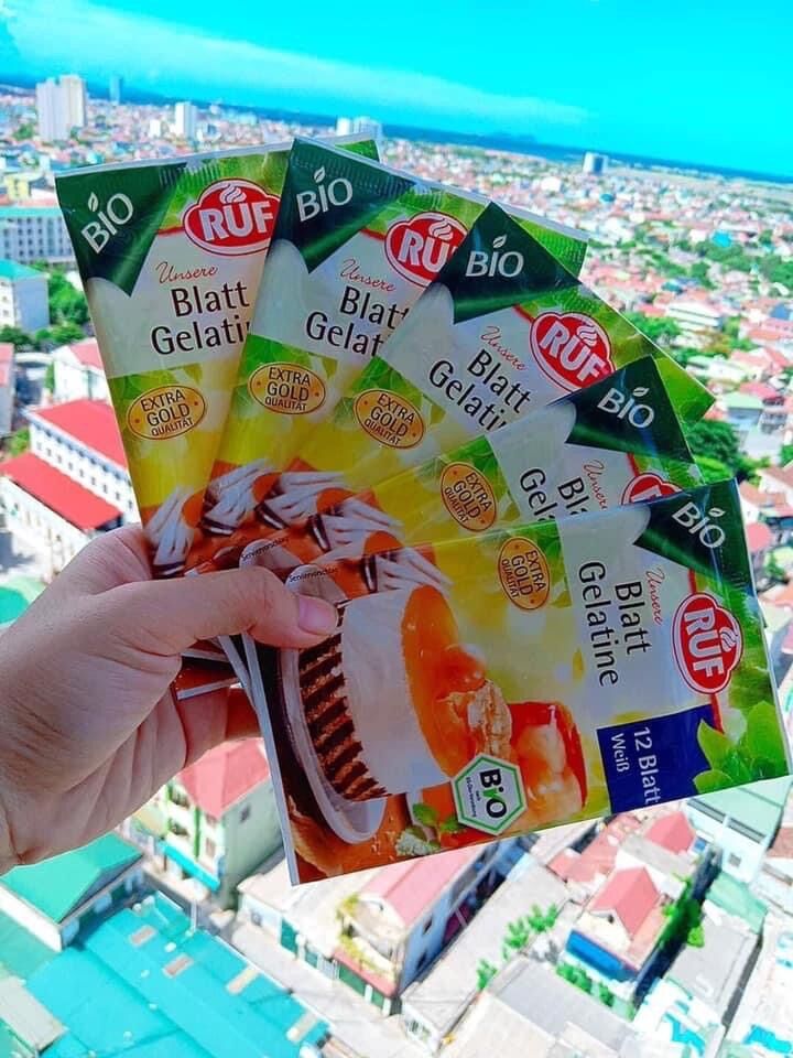 Gelatine lá - Galatine bột RUF làm pana cotta, tào phớ