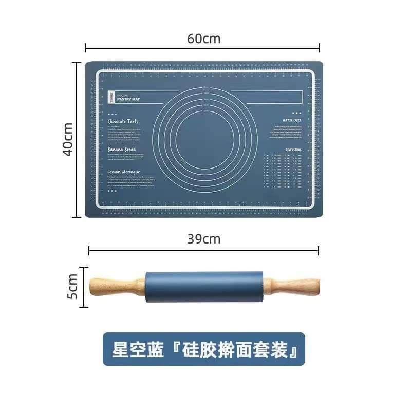 Set thảm nhào bột + cây lăn bột của hãng Josogo