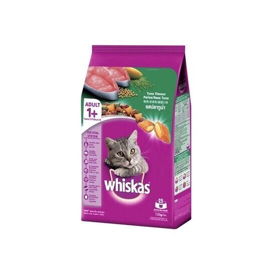 Thức ăn hạt whiskas vị cá ngừ 1.2kg