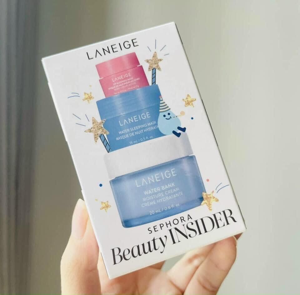 Set laneige 3 món ❤mặt nạ ngủ phục hồi da laneige cica sleeping mask