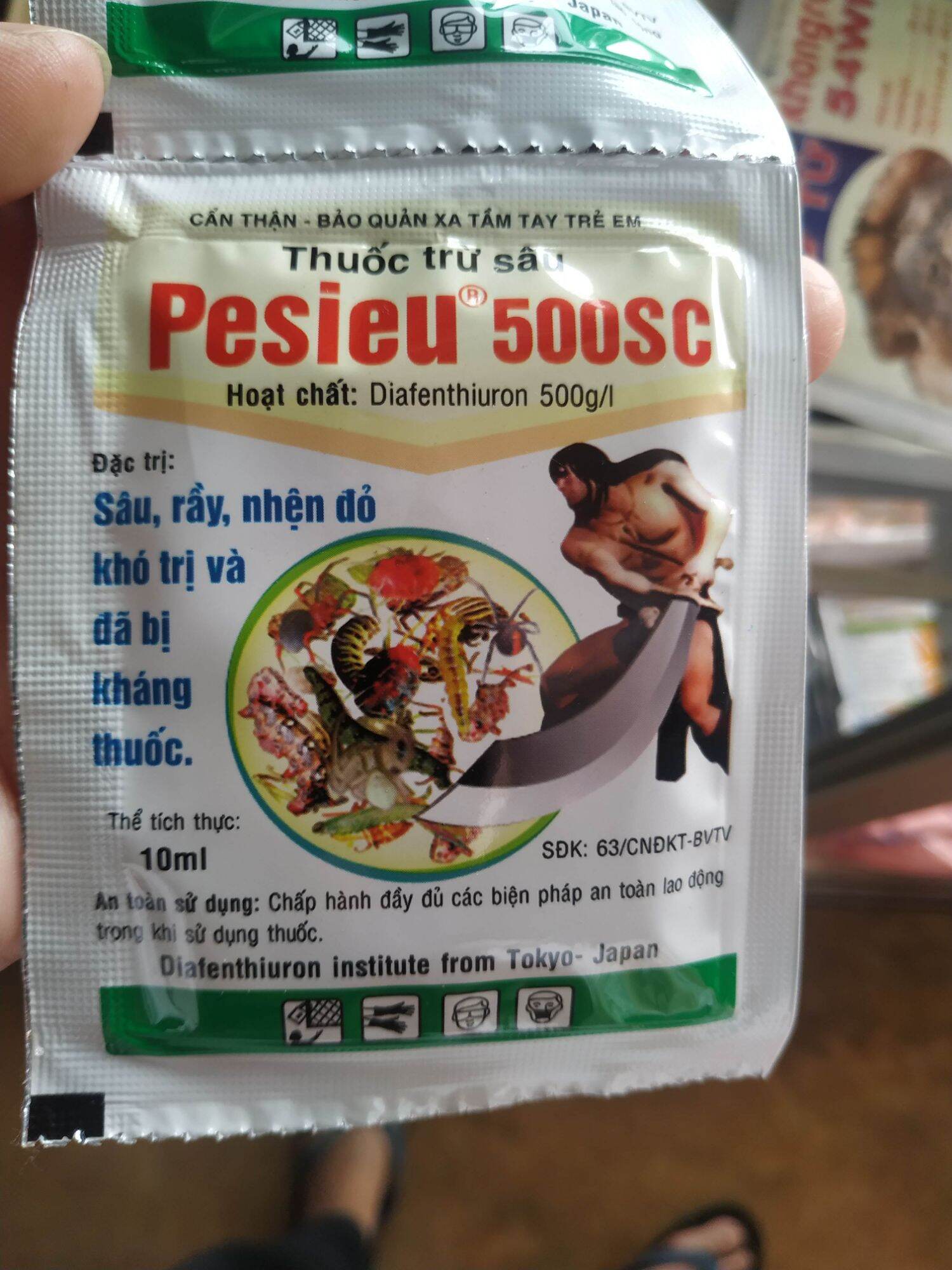 Pesieu 500SC- trừ sâu, rầy, nhện đỏ