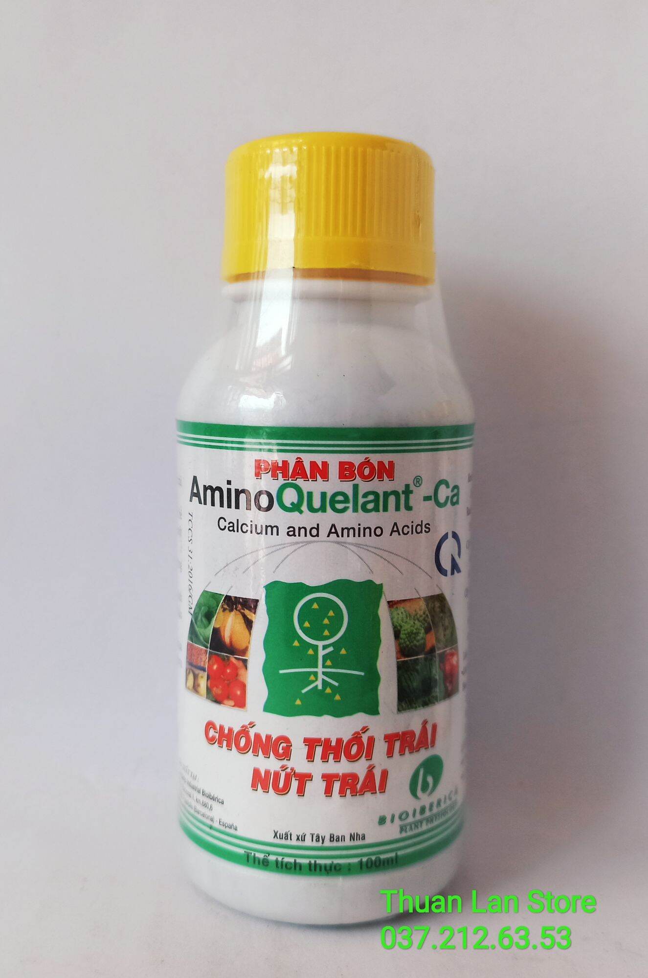 Phân bón lá amino quelant ca - bổ sung canxi chống thối trái, nứt trái lọ 100ml