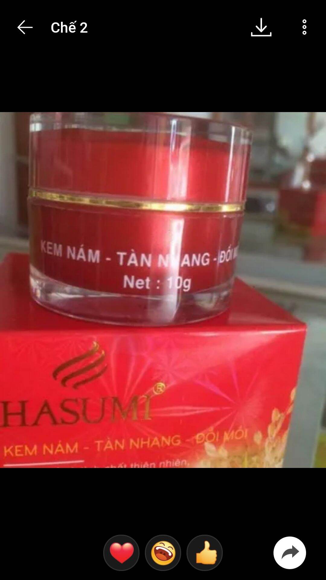 Kem Hasumi nám tàn nhang đồi mồi 10g