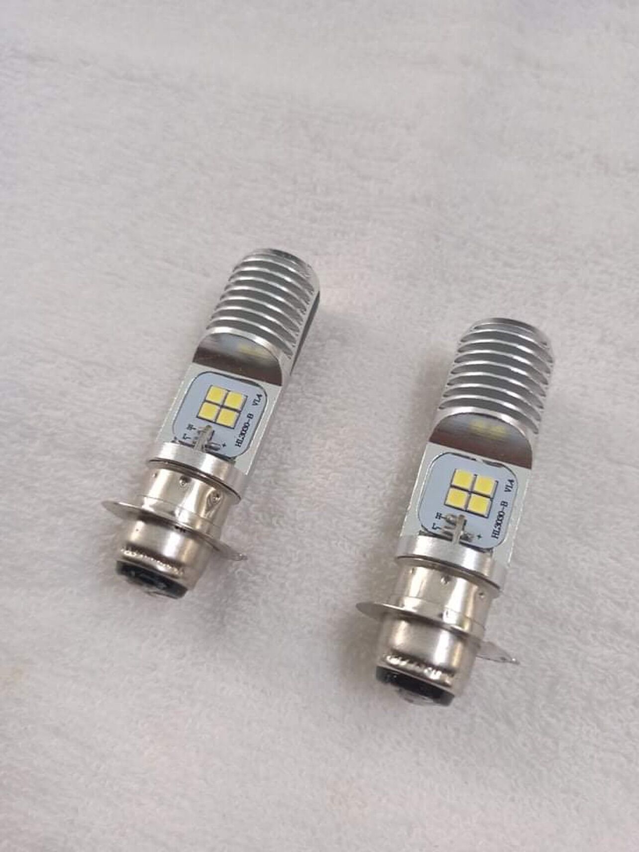 Đèn led cao cấp cho xe wave 2 bóng siêu sáng - 1 đôi