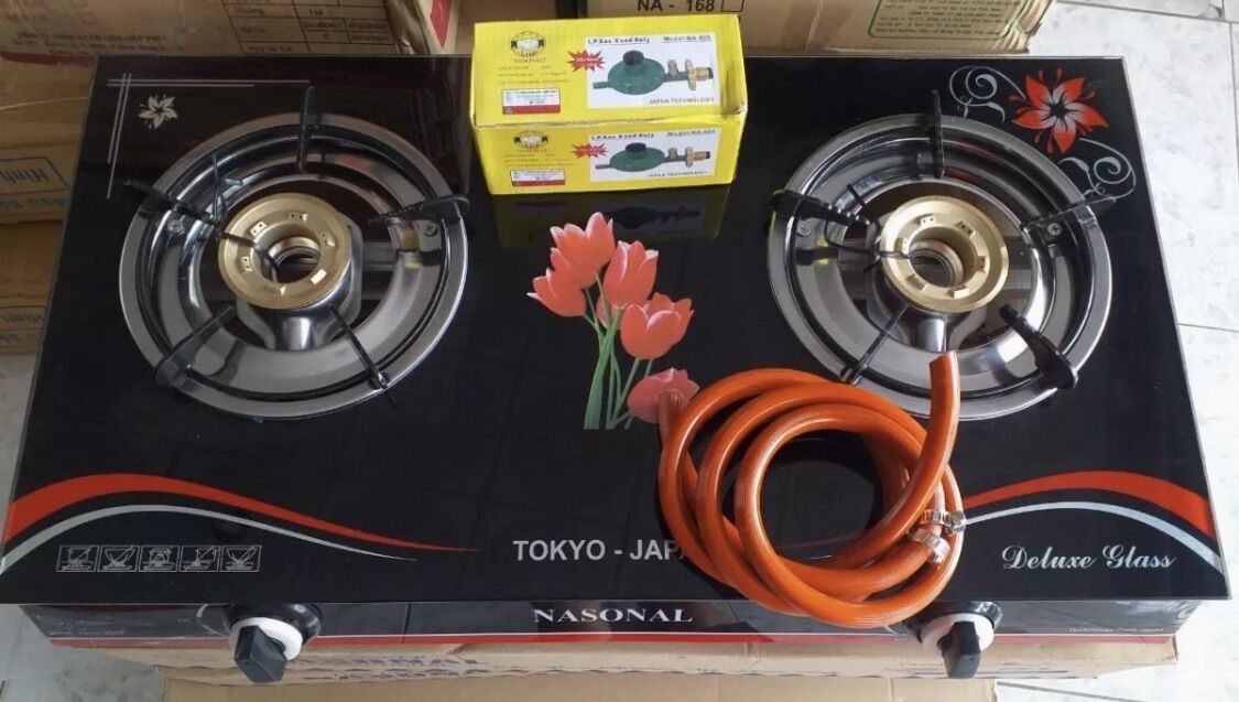 Bếp gas đôi kính TOYAMAR