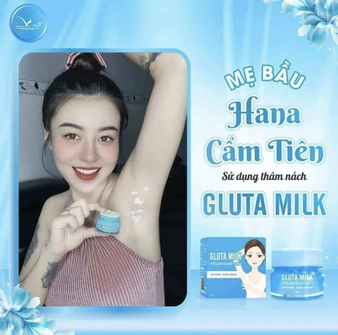 Kem Thâm Nách Gluta Milk Thái Lan Kem khử thâm Nách thâm mông