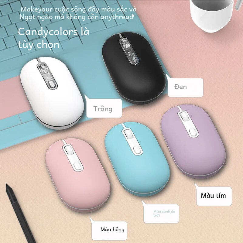 Itly sạc chuột bluetooth không dây 1 chiếc usb 2.4g cho android windows máy tính bảng laptop notebook ipad di động