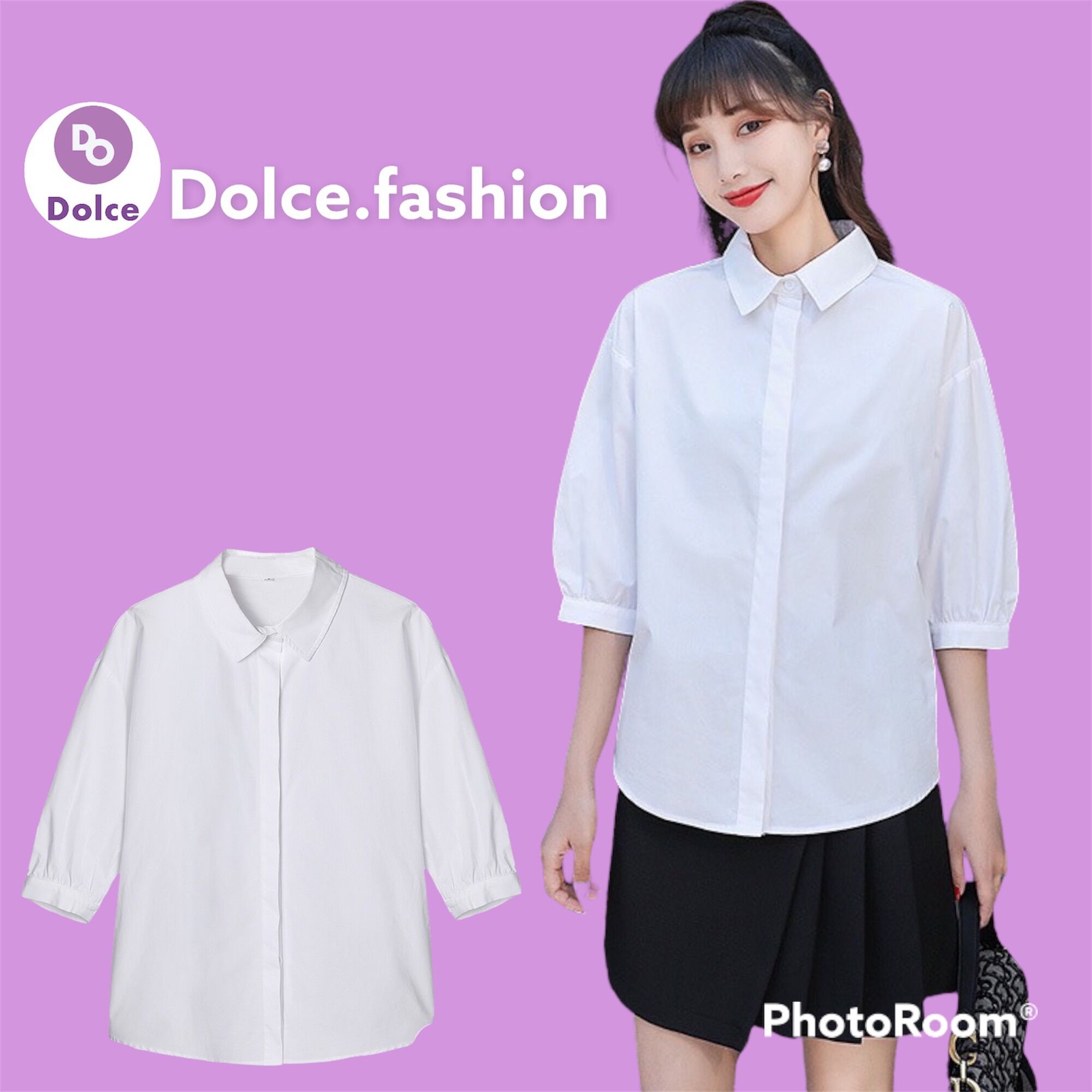 Áo sơ mi công sở nữ tay lỡ - Dolce