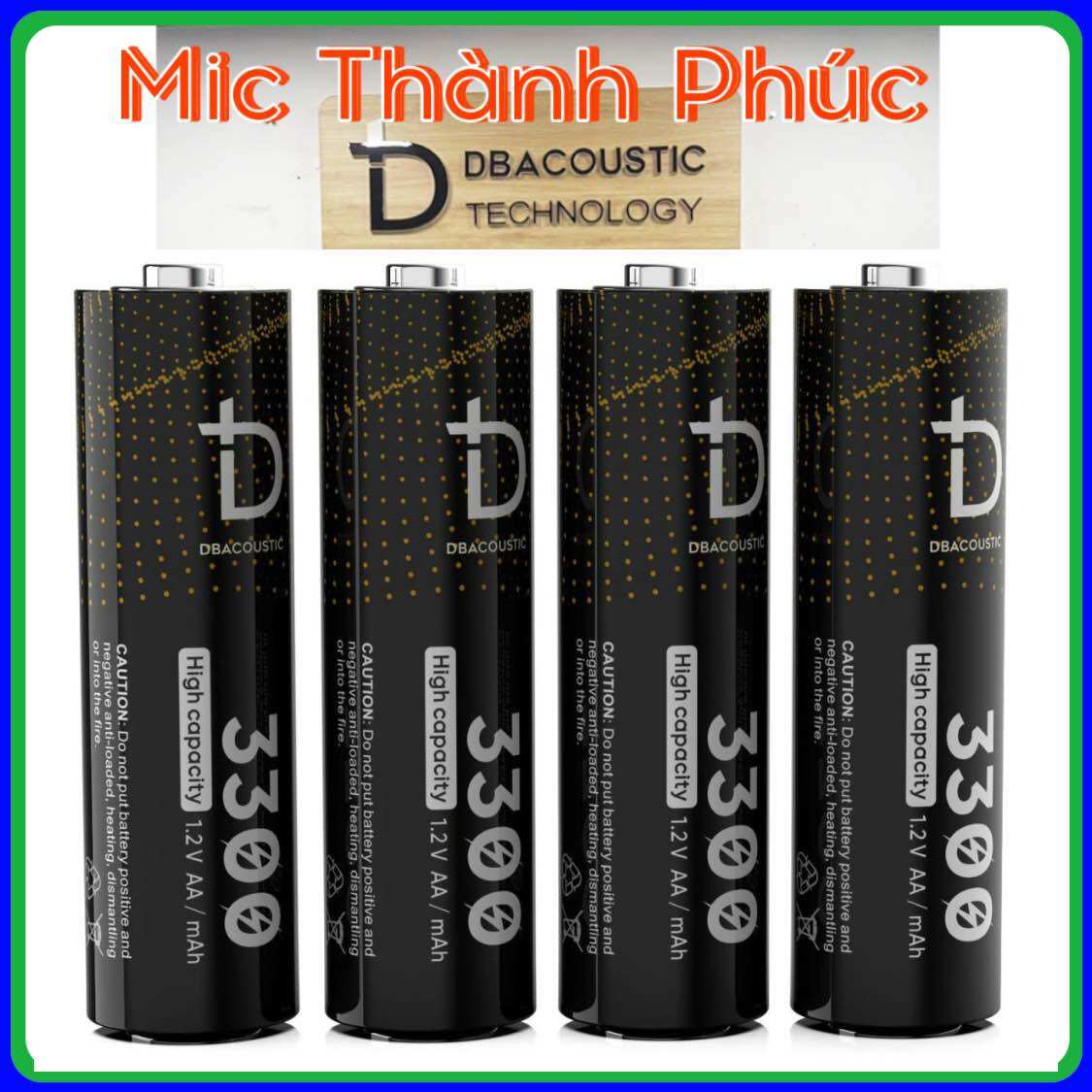Pin sạc aa dbacoustic 3300, pin super ben 3200