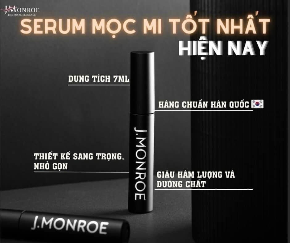 Tinh chất dưỡng mi J.monroe, kích mọc mi dài,ngừa rụng mi J.MONROE
