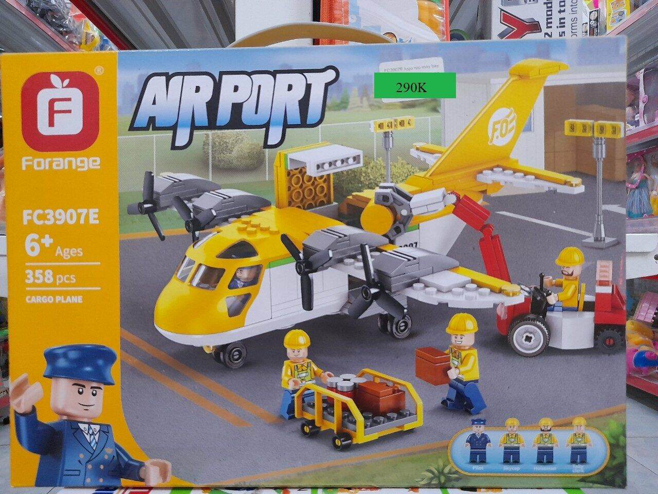 [HCM]LEGO XẾP HÌNH AIRPORT - ĐỒ CHƠI LẮP RÁP LEGO MÁY BAY - ĐỒ CHƠI LẮP RÁP