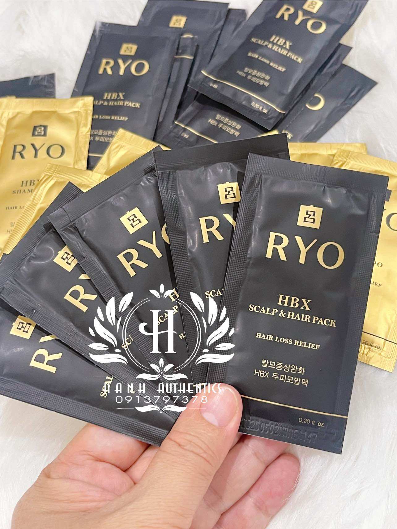 [HCM] Combo 10 gói RYO DẦU GỘI CAO CẤP RYO AMOREPACIFIC