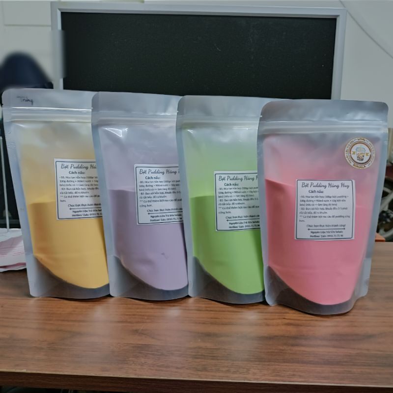 Bột làm thạch Pudding Hàng huy Douxian túi 100g đủ các vị