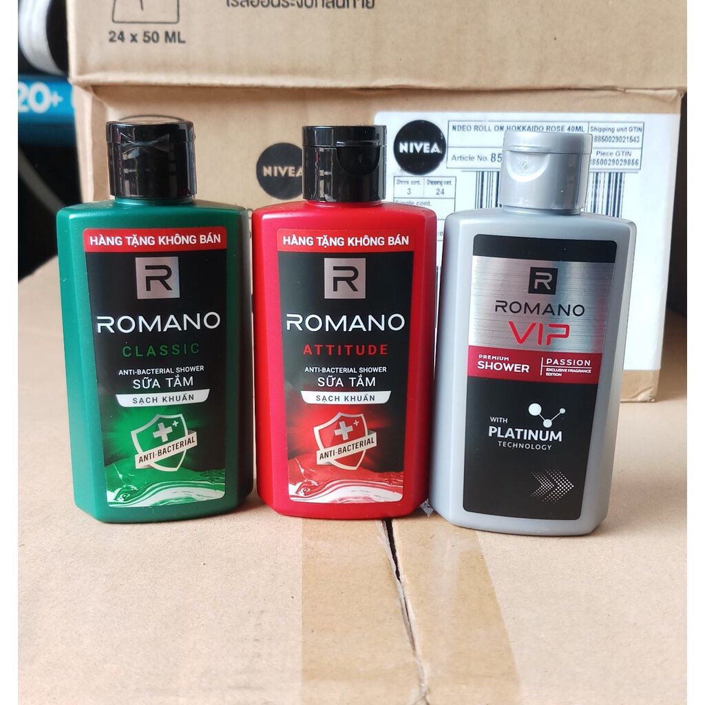 60 Gr - Sữa tắm Romano vip - sữa tắm romano Attitude