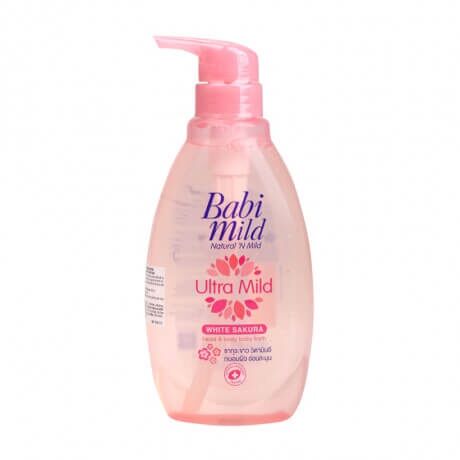 Sữa tắm em bé babi mild 380ml thái lan