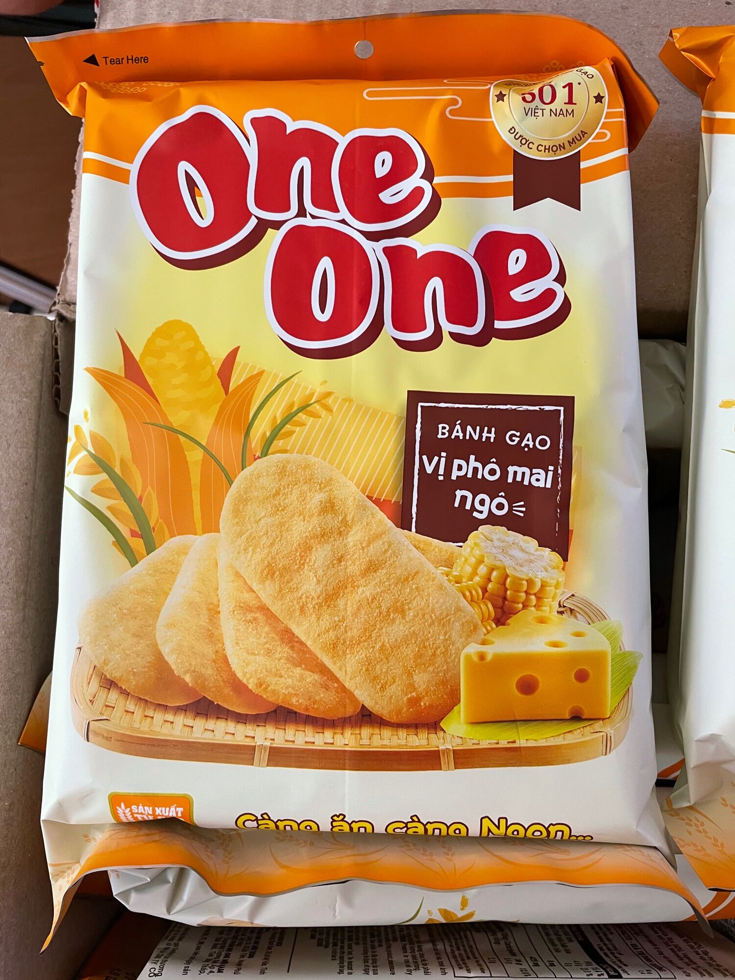 [HCM]Bánh Gạo One One Vị Phomai