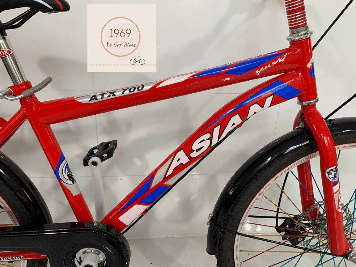 XE ĐẠP NAM 24 INCH ASIAN ĐỎ