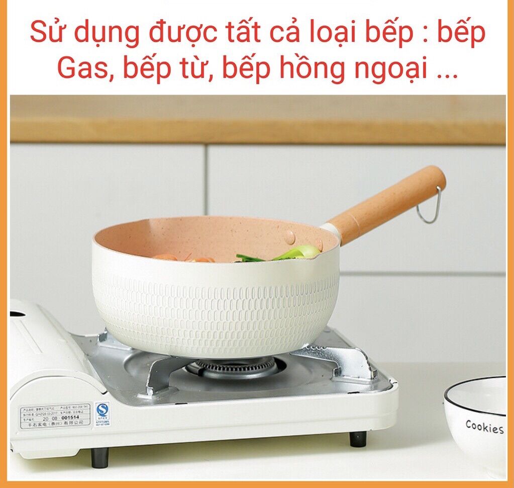 Chảo, quánh, nồi bột chống dính sâu lòng 18cm