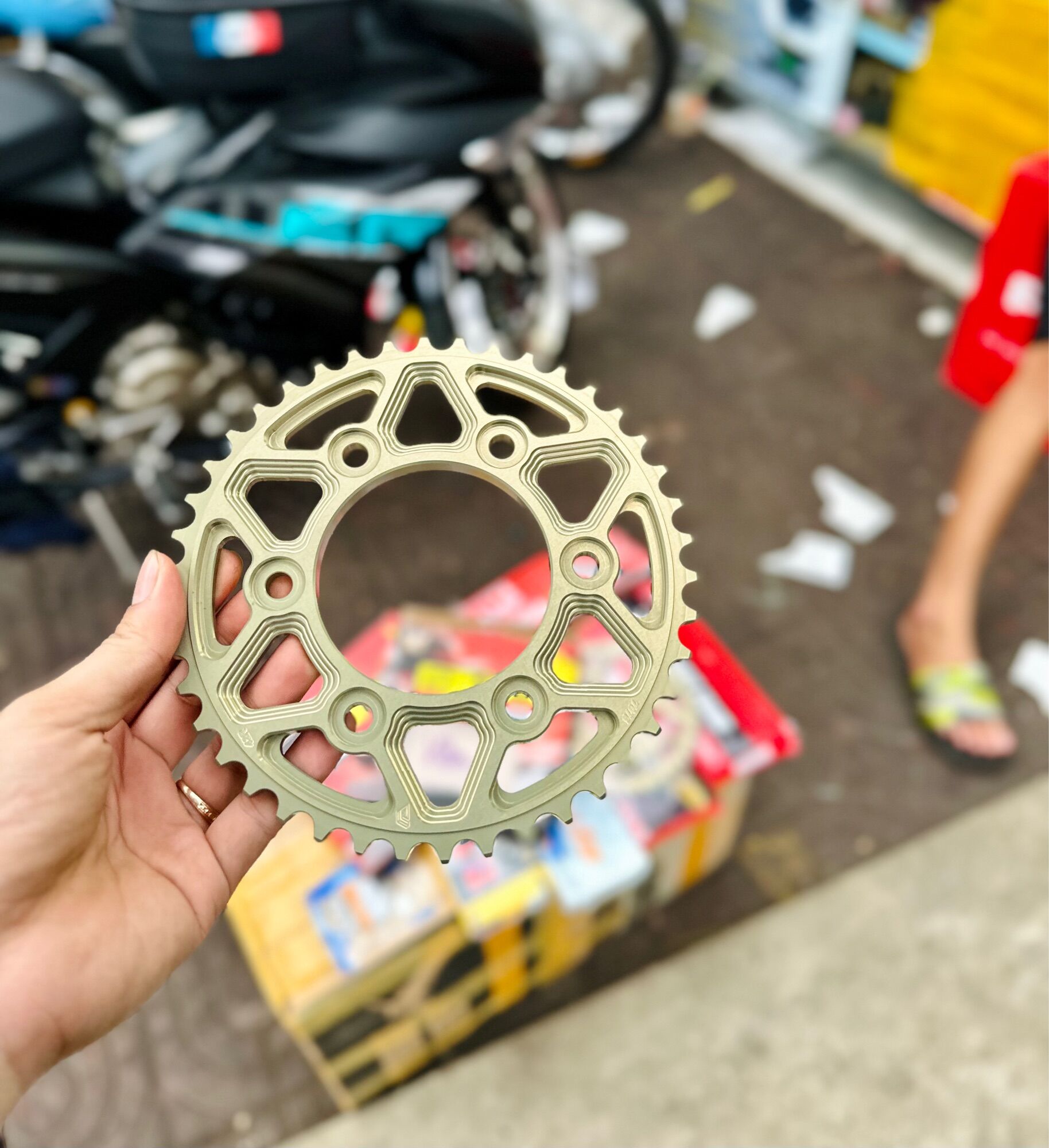 Đĩa Nhôm 7075 DT V2 Ex150 Winner