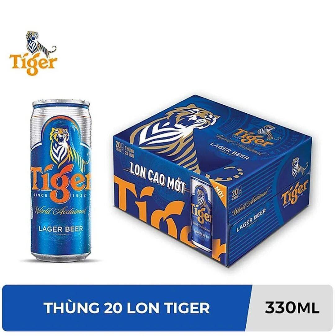 THÙNG BIA TIGER 330ML X 24 LON