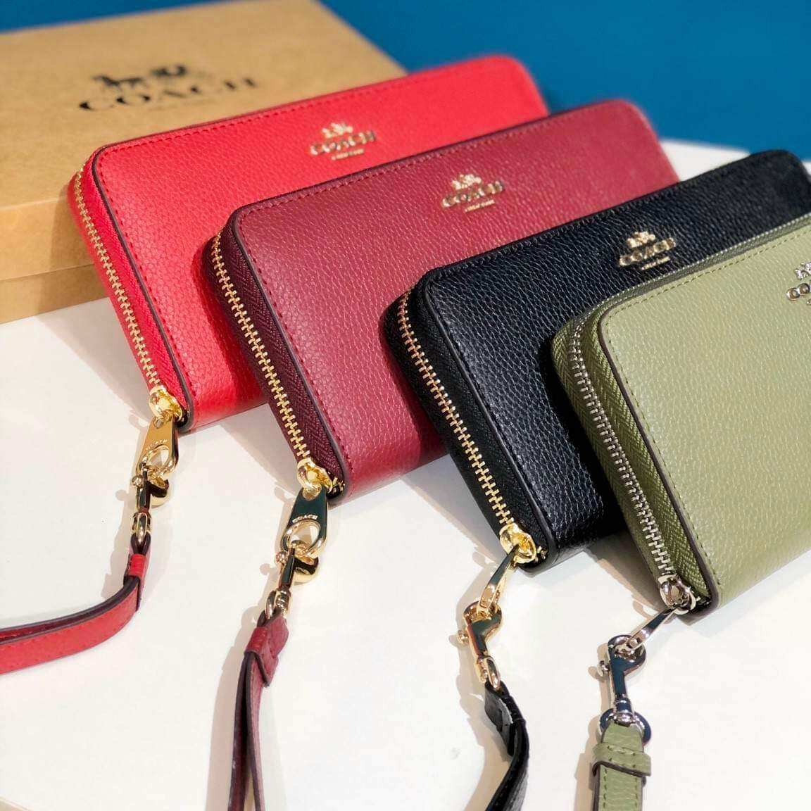 🔆 VÍ COACH DÀI da mịn cực sang