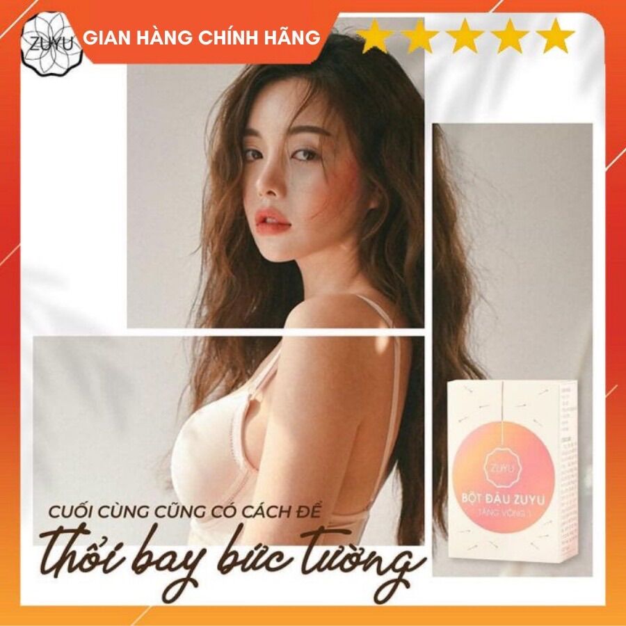 Bột Đậu ZuYu Tăng Vòng 1 + Quà tặng Tinh Dầu Massage V1 + Tặng Kèm Thước đo + Mặt Nạ Rwine Beauty 💗